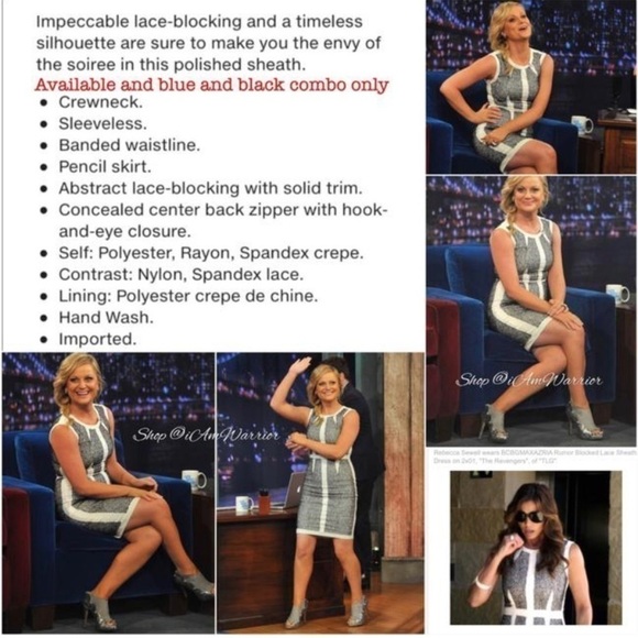 BCBGMaxAzria NWT lace color block sheath dress *shop@iamwarrior - Picture 3 of 11